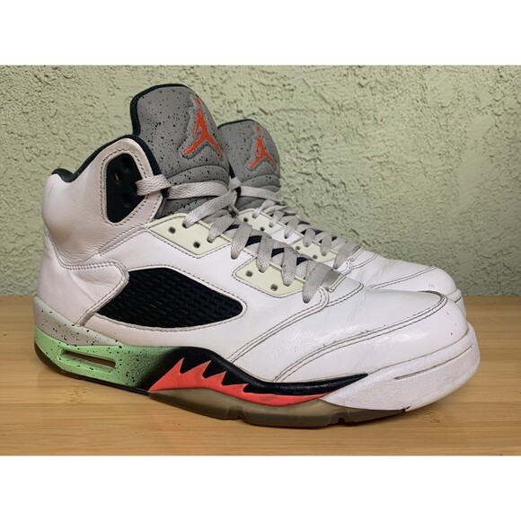 Nike‎ Air Jordan 5 Retro Poison Green Black 136027–115 Sz 10.5 main image 5